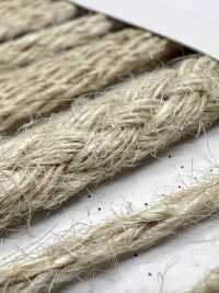 KNF8 天然材料繩第二部分 洋麻 8 條圓繩 9.0mm[緞帶、帶、繩子] Cordon 更多照片