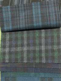 INDIA-312 靛藍染色馬德拉斯斜紋[布料] 有延商店 更多照片