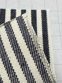 W3333-D Cotton Bold 條紋 Hickory 丹寧布 10盎司[布料] 吉和織物 更多照片