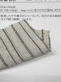 26265 40支單線棉抽褶拉絨條紋[布料] SUNWELL 三維爾 更多照片