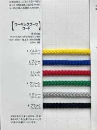 WKBC 工作靴繩圓帶 4.0mm[緞帶、帶、繩子] Cordon 更多照片
