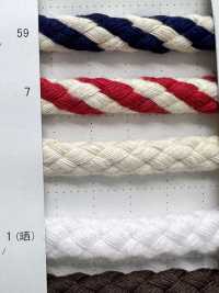 10-C 10毫米圓形棉繩[緞帶、帶、繩子] Cordon 更多照片