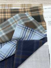 14429 80支線棉質峇裡紗雪紡多色格紋三重水洗加工[布料] SUNWELL 三維爾 更多照片