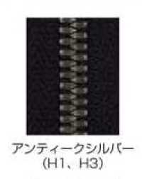 8SGWH3C-SLSH-H 頭對頭 EXCELLA® 拉鍊 8號 古銀色 閉尾雙頭 YKK拉鍊 更多照片