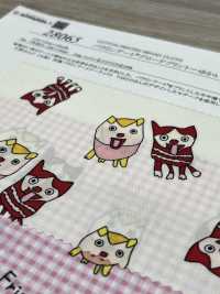 28065 Paralym Art §平紋布印刷 § 有趣的動物 §[布料] SUNWELL 三維爾 更多照片