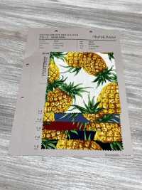 4247 平紋布時尚放鬆菠蘿[布料] VANCET 更多照片