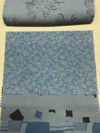 A-1532 圖案混搭靛藍染色印花[布料] 有延商店 更多照片