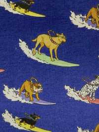 850599 平紋布時尚流行樂：衝浪狗[布料] VANCET 更多照片