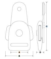 IB-KT YKK IB-KT 側開式[扣和鉤子] YKK拉鍊 更多照片