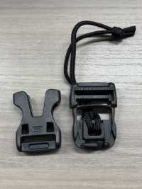 LB-CR YKK LB-CR 側開/繩子式 25mm[扣和鉤子] YKK拉鍊 更多照片