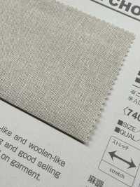 B7406Z 聚酯纖維褲子（布雷布）半折疊[布料] VANCET 更多照片