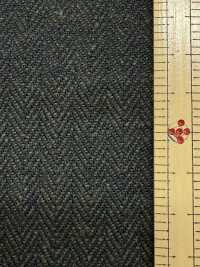 OM9267 棉和再生羊毛混紡經典人字紋背面拉絨[布料] 小原屋纖維 更多照片