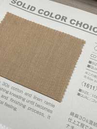 B1611Z 超水洗加工麻2/2 斜紋半折疊[布料] VANCET 更多照片