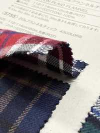 B5755Z 20條線法蘭絨格紋半折疊[布料] VANCET 更多照片