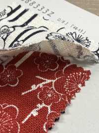 B88333Z 不均勻線布，靛藍古董布，半折疊[布料] VANCET 更多照片