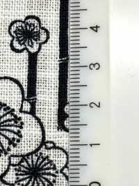 B88333Z 不均勻線布，靛藍古董布，半折疊[布料] VANCET 更多照片