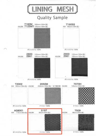 5197 拉舍爾網布