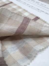 KYC921-C-1 棉天絲色織抽褶[布料] 小紋工房(宇仁纖維) 更多照片