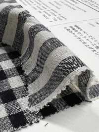 59992 C/L Netty粗結白色格紋條紋[布料] VANCET 更多照片