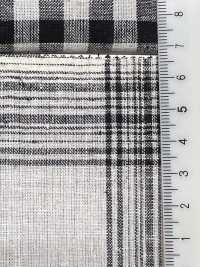 59992 C/L Netty粗結白色格紋條紋[布料] VANCET 更多照片