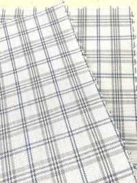 BC3599 有機棉格紋，水洗加工。[布料] Cosmo Textile 更多照片