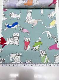 SHU-110-2 60精紡細布噴墨 PT Cats[布料] HOKKOH北高 更多照片