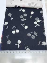 7027-616-2 60精紡細布 9088 刺繡櫻桃[布料] HOKKOH北高 更多照片