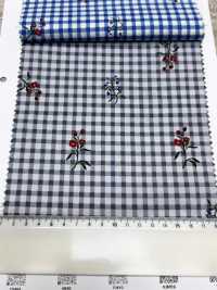 7027-640-3 80精紡細布格布 + 花朵[布料] HOKKOH北高 更多照片