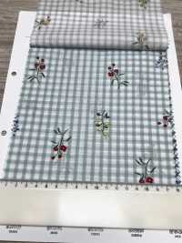 7027-640-3 80精紡細布格布 + 花朵[布料] HOKKOH北高 更多照片