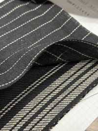 7777 深色格紋斜紋亞麻布[布料] FINE TEXTILE 更多照片