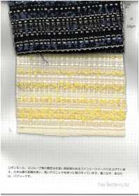2573 花式橫條紋緞帶[布料] FINE TEXTILE 更多照片