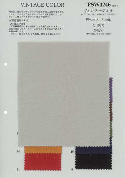 PSW4246 復古法蘭絨