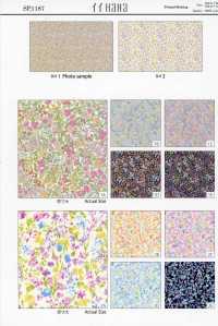 SP1187 小花 坯布印花（卷裝）[布料] Cosmo Textile 更多照片