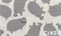 SP6513 Gyu Gyu Animal 印花 牛津（整卷）[布料] Cosmo Textile 更多照片