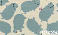 SP6513 Gyu Gyu Animal 印花 牛津（整卷）[布料] Cosmo Textile 更多照片