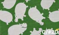SP6513 Gyu Gyu Animal 印花 牛津（整卷）[布料] Cosmo Textile 更多照片