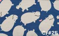 SP6513 Gyu Gyu Animal 印花 牛津（整卷）[布料] Cosmo Textile 更多照片