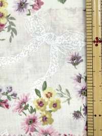 RU2530 RURU BOUQUET Rose Wreath 印花胚布（整卷）[布料] Cosmo Textile 更多照片