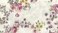 RU2530 RURU BOUQUET Rose Wreath 印花胚布（整卷）[布料] Cosmo Textile 更多照片