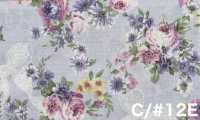 RU2530 RURU BOUQUET Rose Wreath 印花胚布（整卷）[布料] Cosmo Textile 更多照片