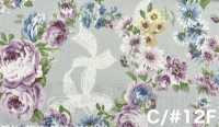 RU2530 RURU BOUQUET Rose Wreath 印花胚布（整卷）[布料] Cosmo Textile 更多照片