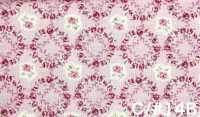 RU2530 RURU BOUQUET Rose Wreath 印花胚布（整卷）[布料] Cosmo Textile 更多照片