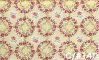 RU2530 RURU BOUQUET Rose Wreath 印花胚布（整卷）[布料] Cosmo Textile 更多照片