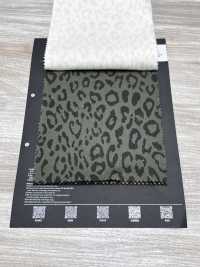 5-LEO-WS C/Pu 斜紋 水洗加工 豹紋[布料] HOKKOH北高 更多照片