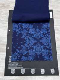 5-WABASH-DRL 靛藍 拔染 波點/頭巾紋/斑點格子/飛菱形[布料] HOKKOH北高 更多照片