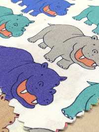 850620 平紋布 Happy Hippo[布料] VANCET 更多照片