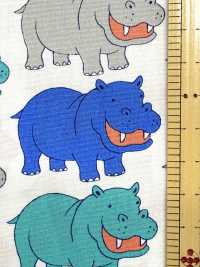 850620 平紋布 Happy Hippo[布料] VANCET 更多照片