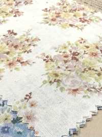 850622 平紋布 未漂白棉 魯魯迪羅曼 花卉和聲[布料] VANCET 更多照片