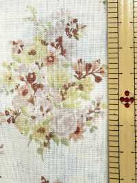 850622 平紋布 未漂白棉 魯魯迪羅曼 花卉和聲[布料] VANCET 更多照片