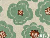 850626 棉麻帆布 花卉餅乾[布料] VANCET 更多照片